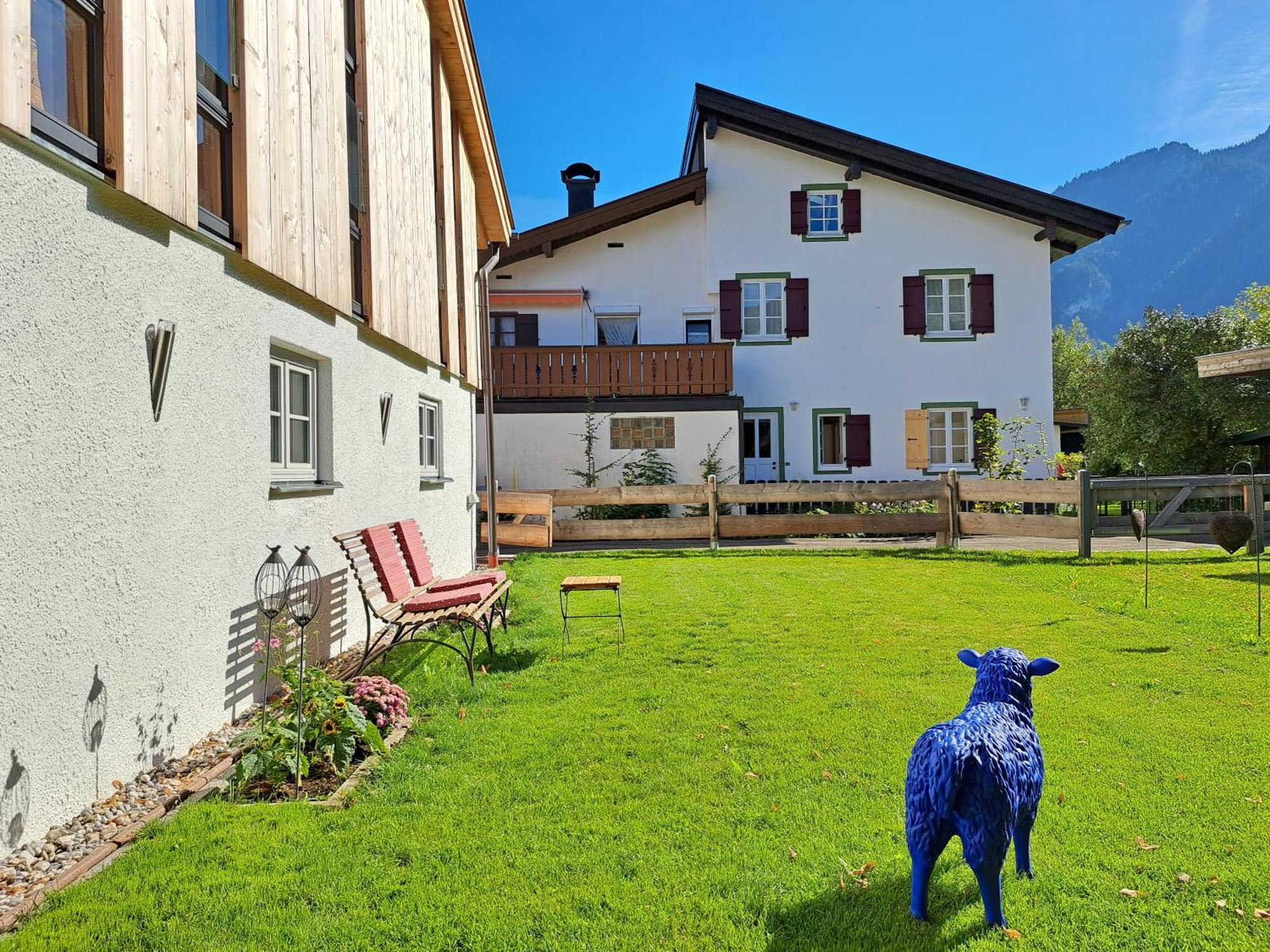 Ferienwohnungen Im Lueftlmalereck, Mussldomahaus Oberammergau Exterior foto